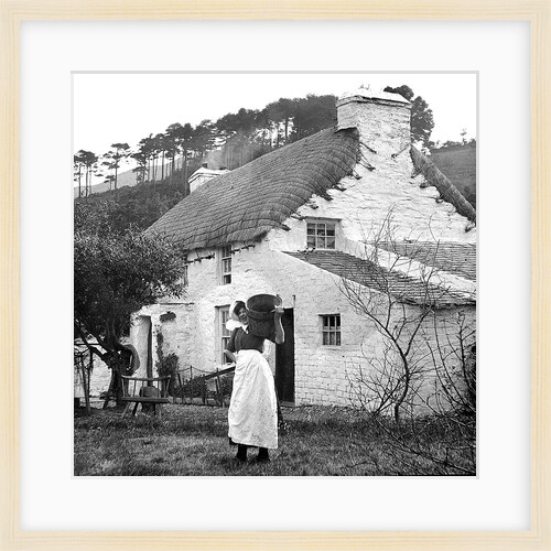 Thatched Cottage, Ballaugh, Isle of Man by George Bellett Cowen